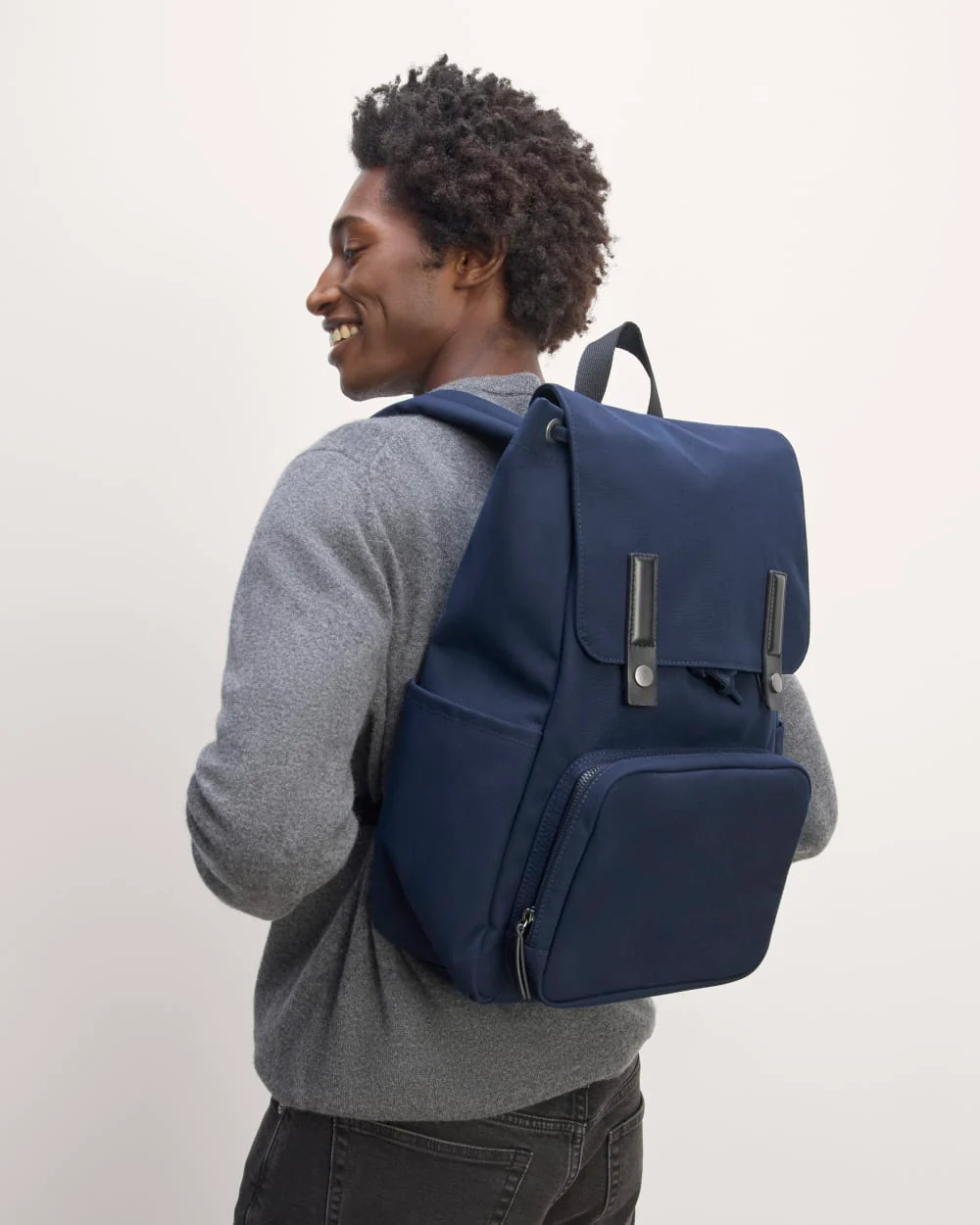 The Canvas Backpack | Navy