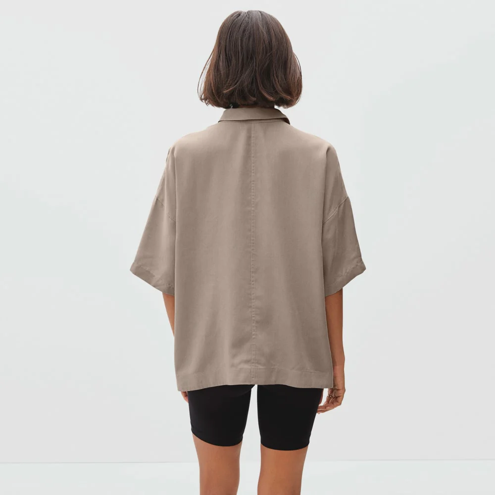The Drapey Square Shirt | Burnt Sugar