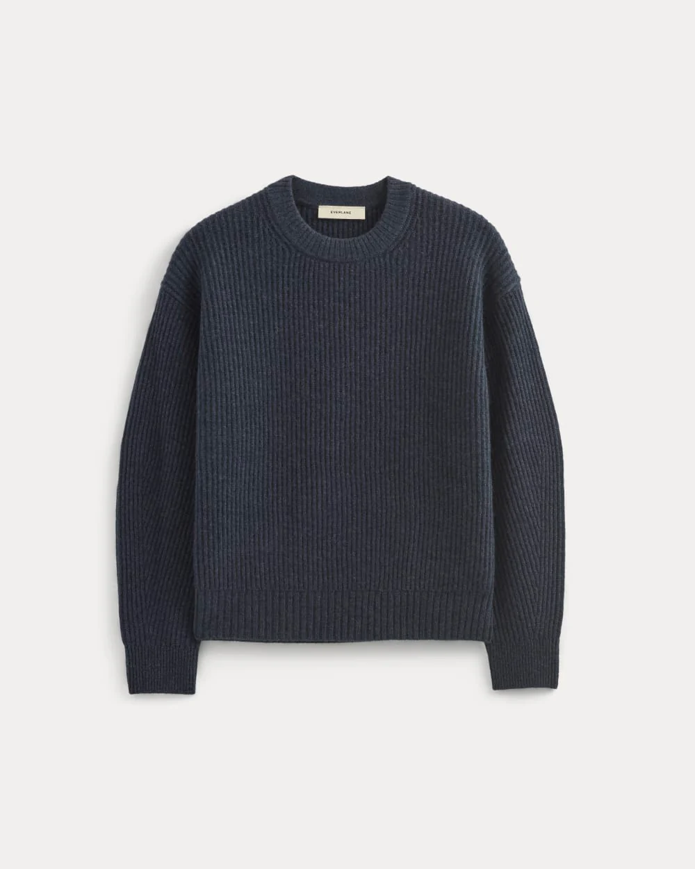 The Cocoon Crew in Wool Cashmere | Indigo