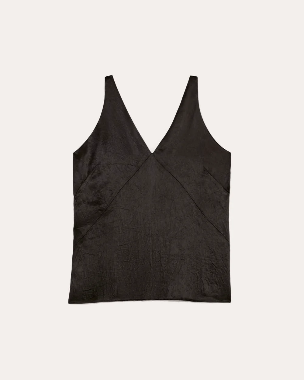 The Satin Tank | Black