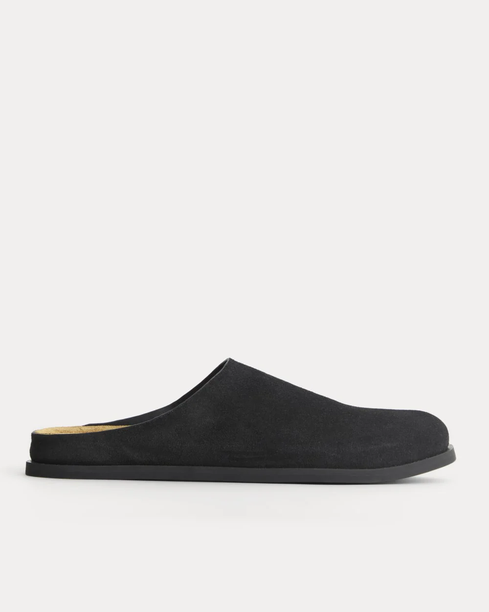 Suede Clog | Black Suede
