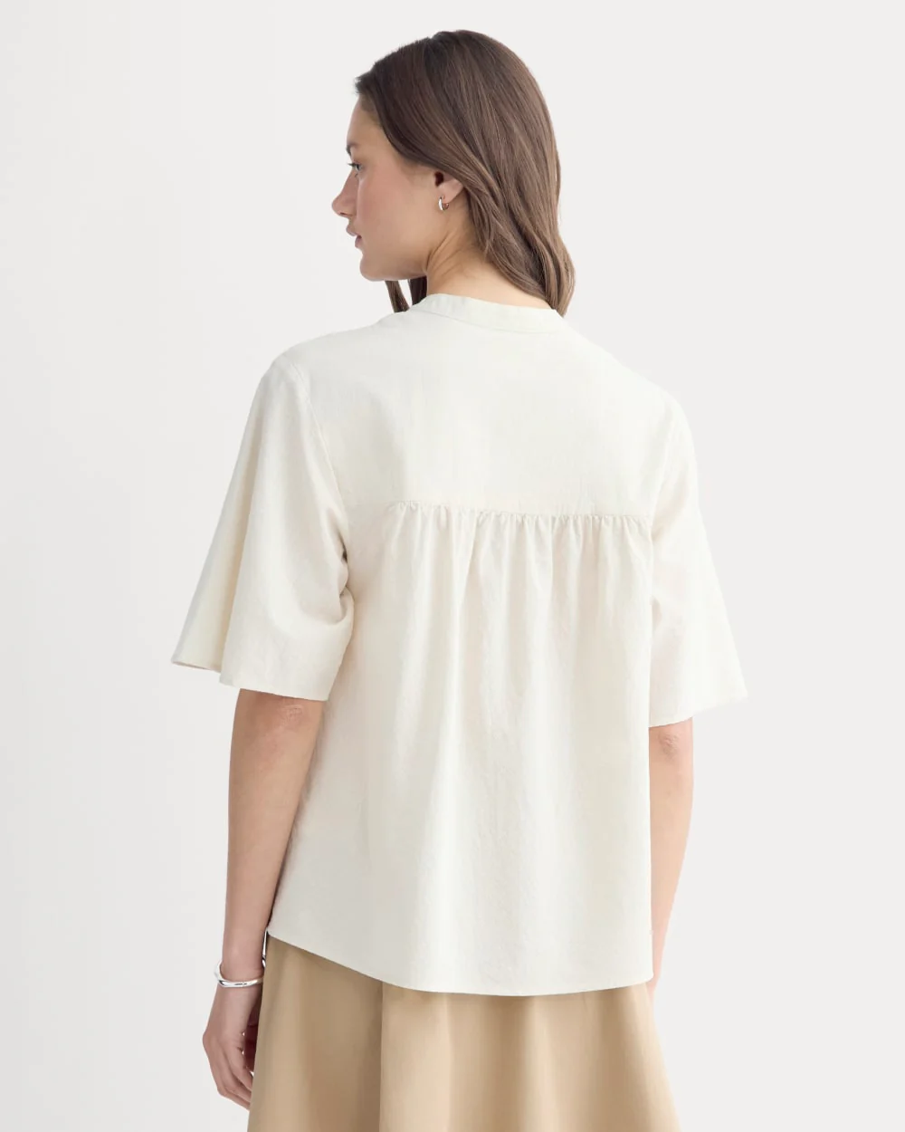 The Gauze Tie-Front Shirt | Birch