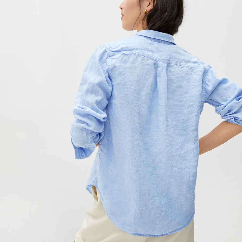 The Must-Have Shirt in Linen | Classic Blue