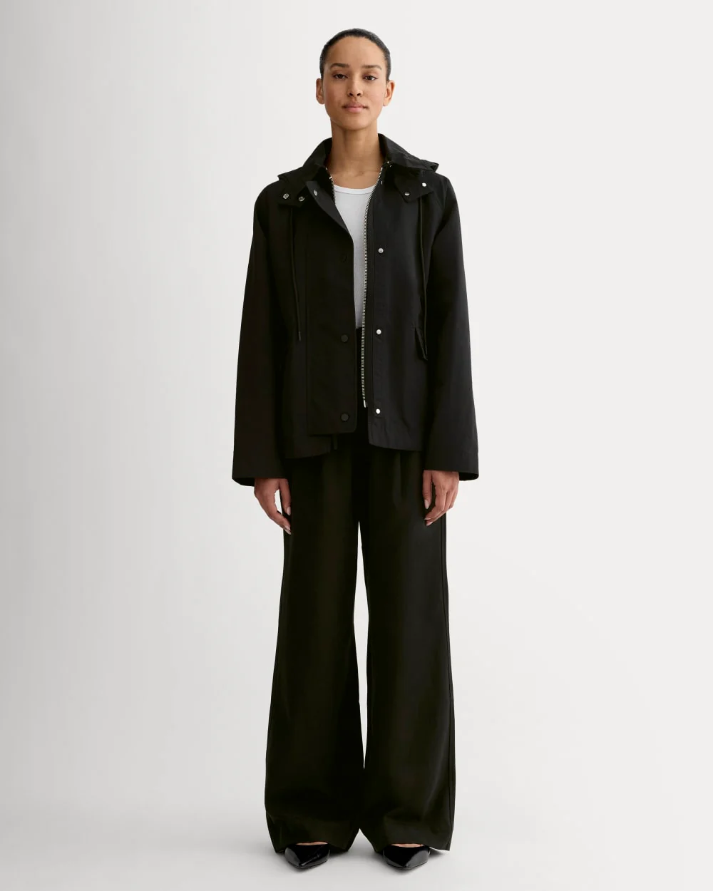 The Short Anorak | Black