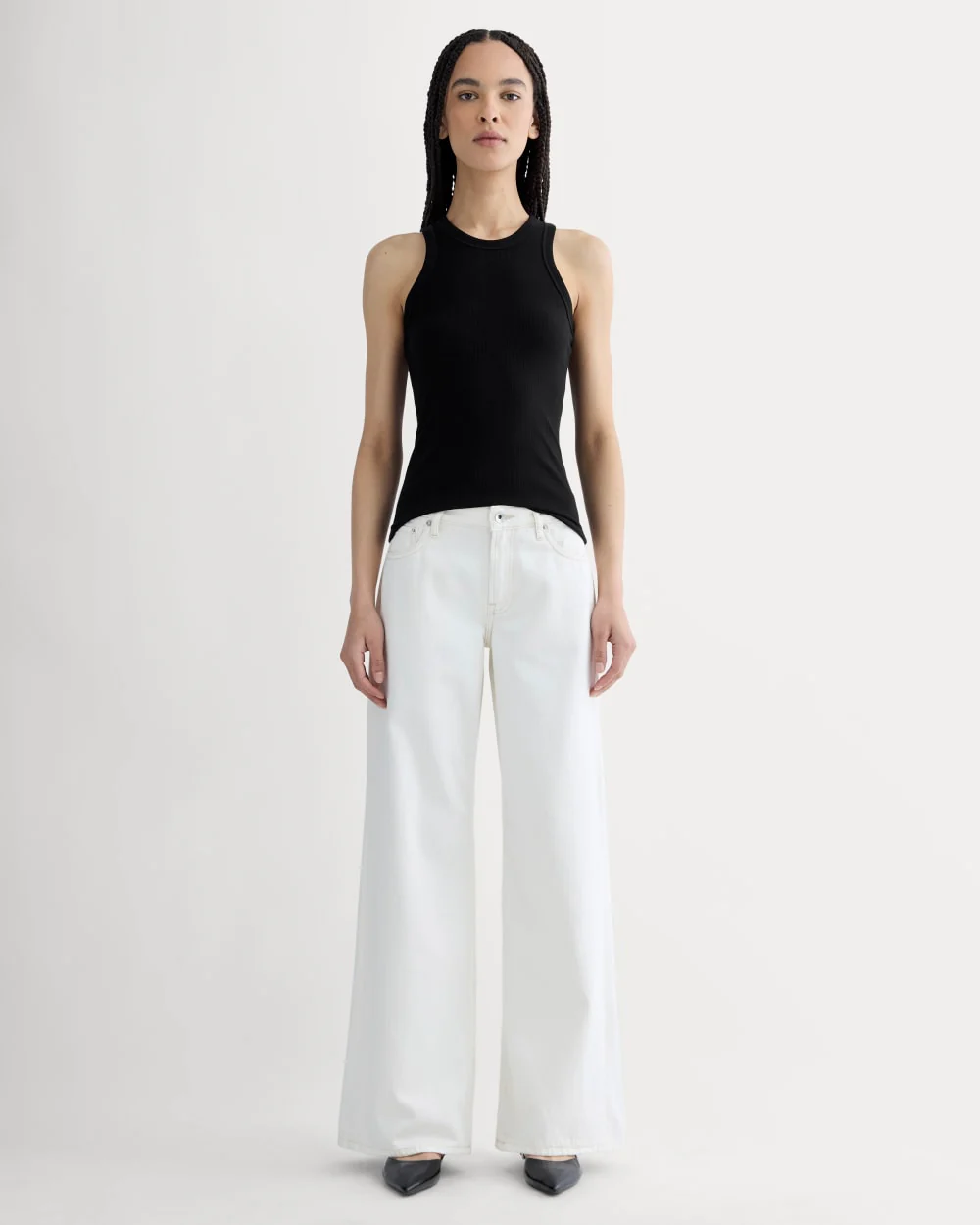 The Shimmy Cutaway Tank | Black