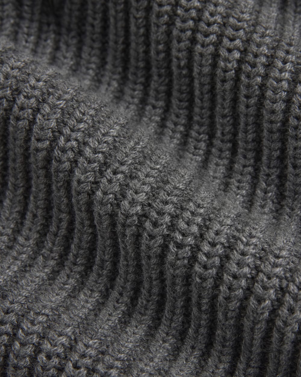 The Boxy Cardigan in Everyday Cotton | Heathered Charcoal