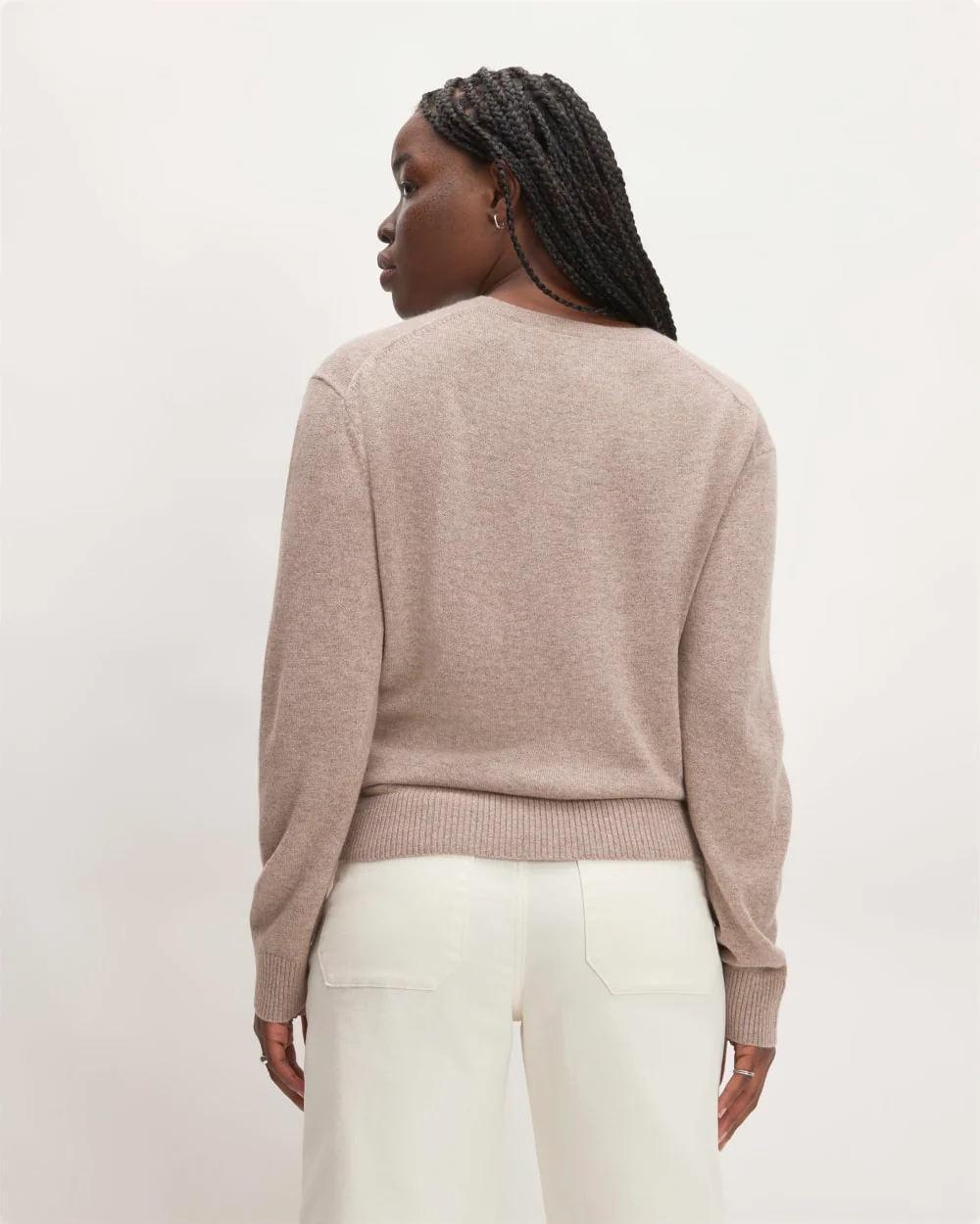 The Classic Crew in Cashmere | Toasted Sesame