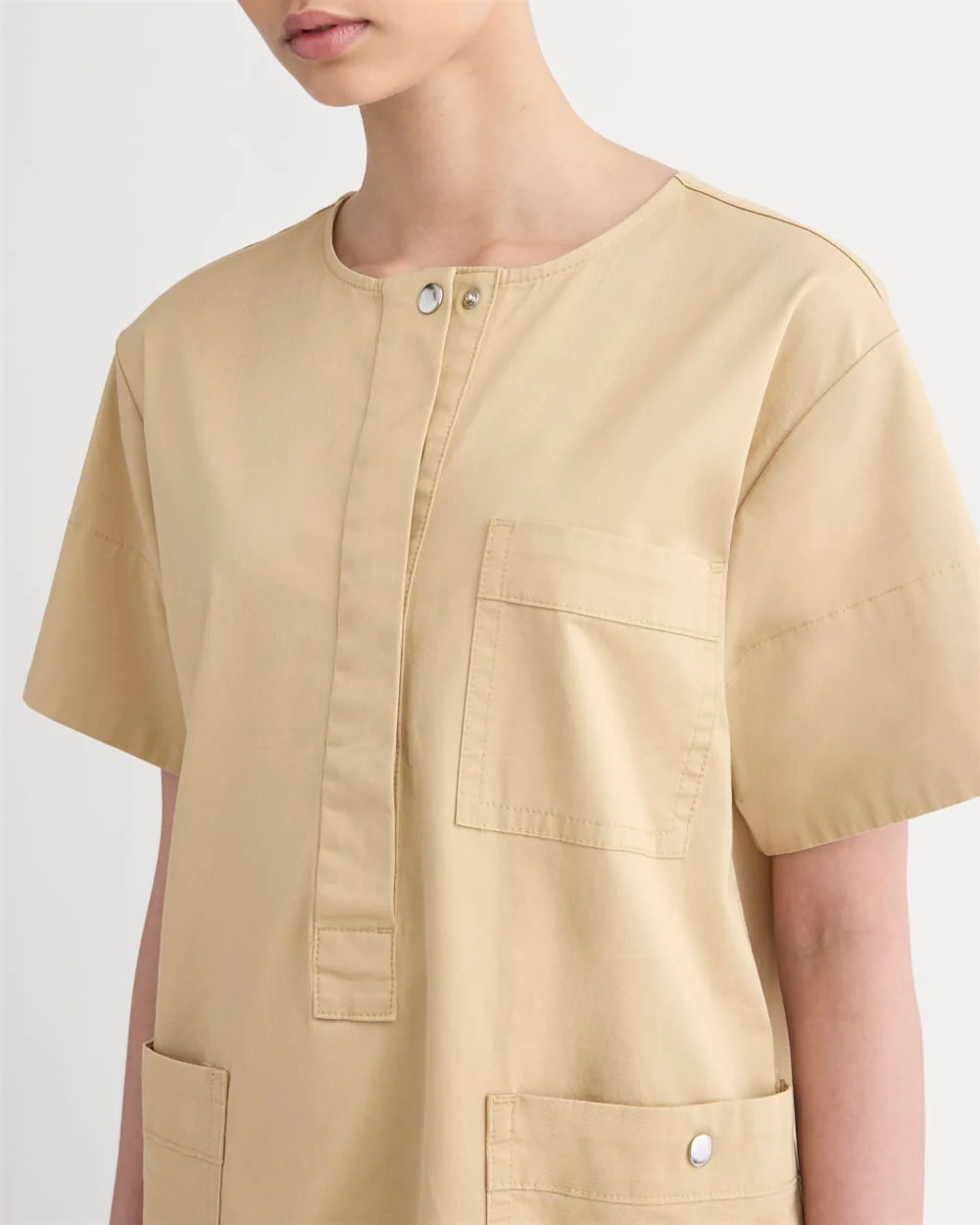 The Safari Mini Dress | Classic Khaki