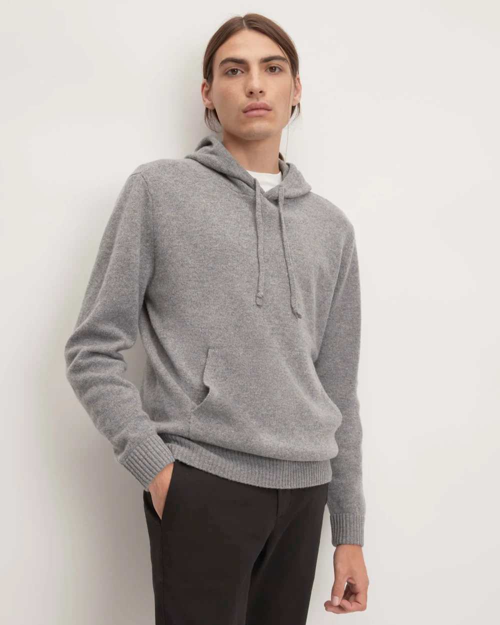 The Felted Merino Hoodie | Grey