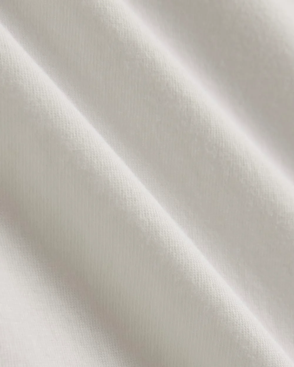 The Box-Cut Tee in Essential Cotton | White | No Pocket