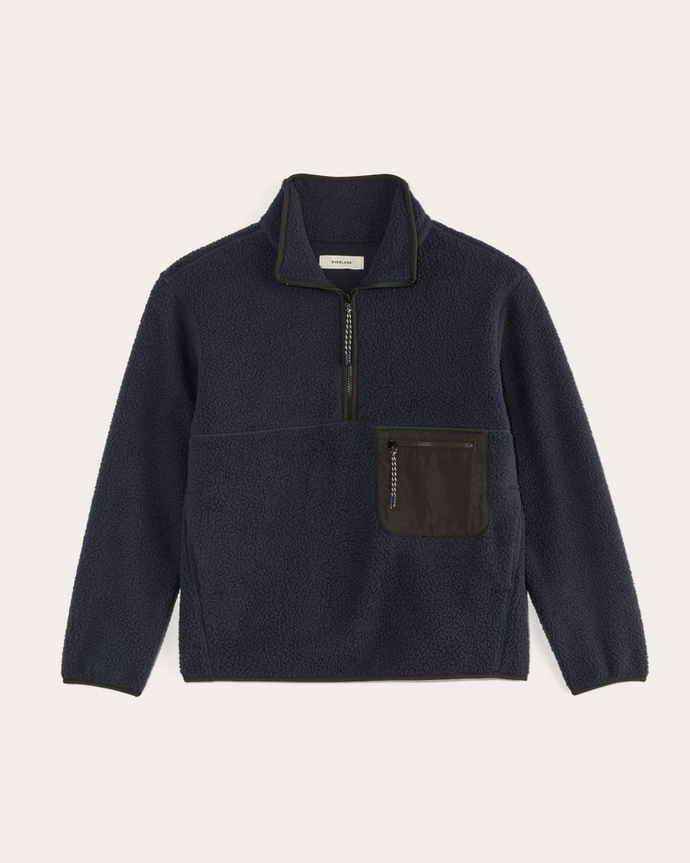The ReNew Fleece Oversized Half-Zip | Navy