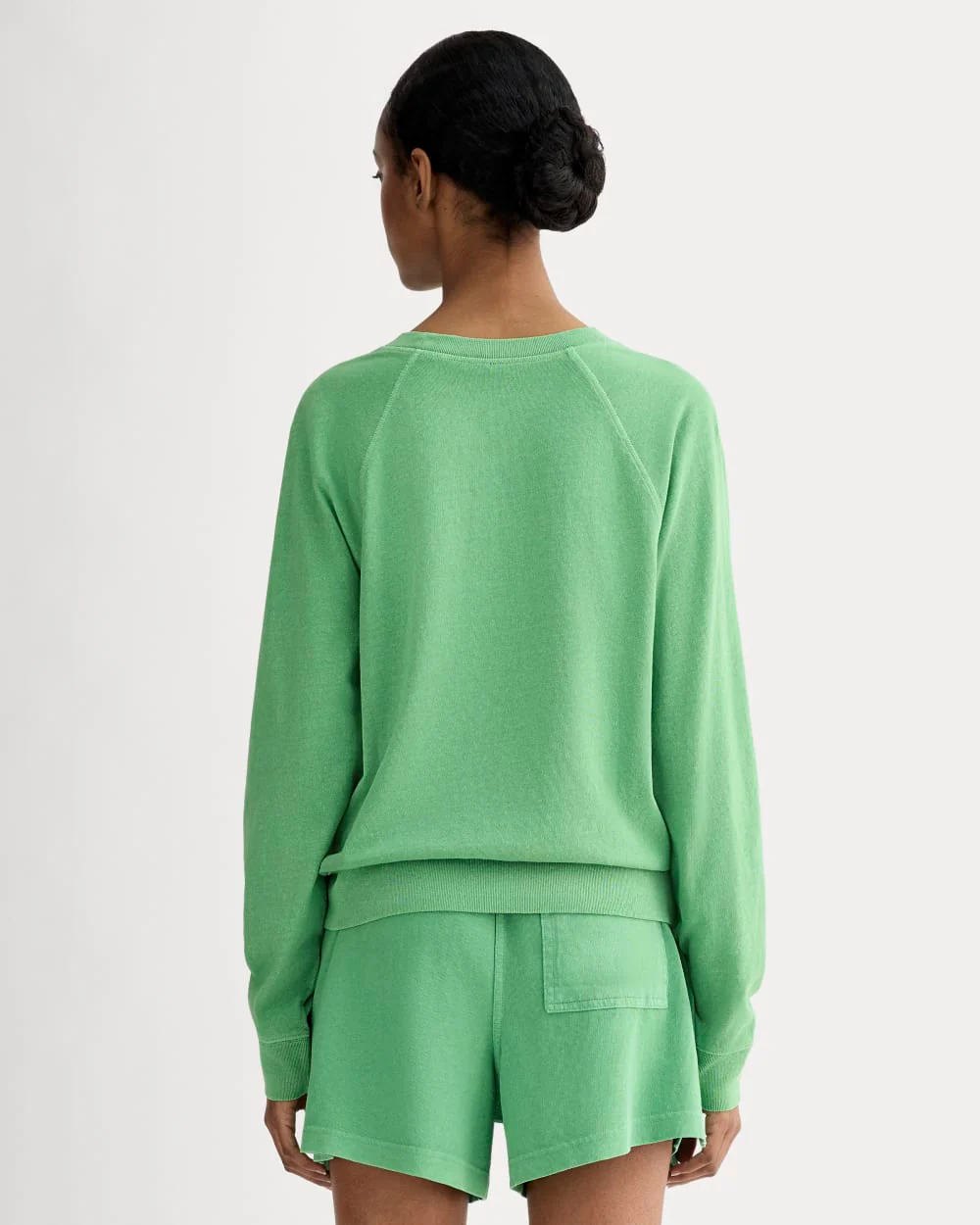 The Off-Duty Long-Sleeve Tee | Green Garment Dye