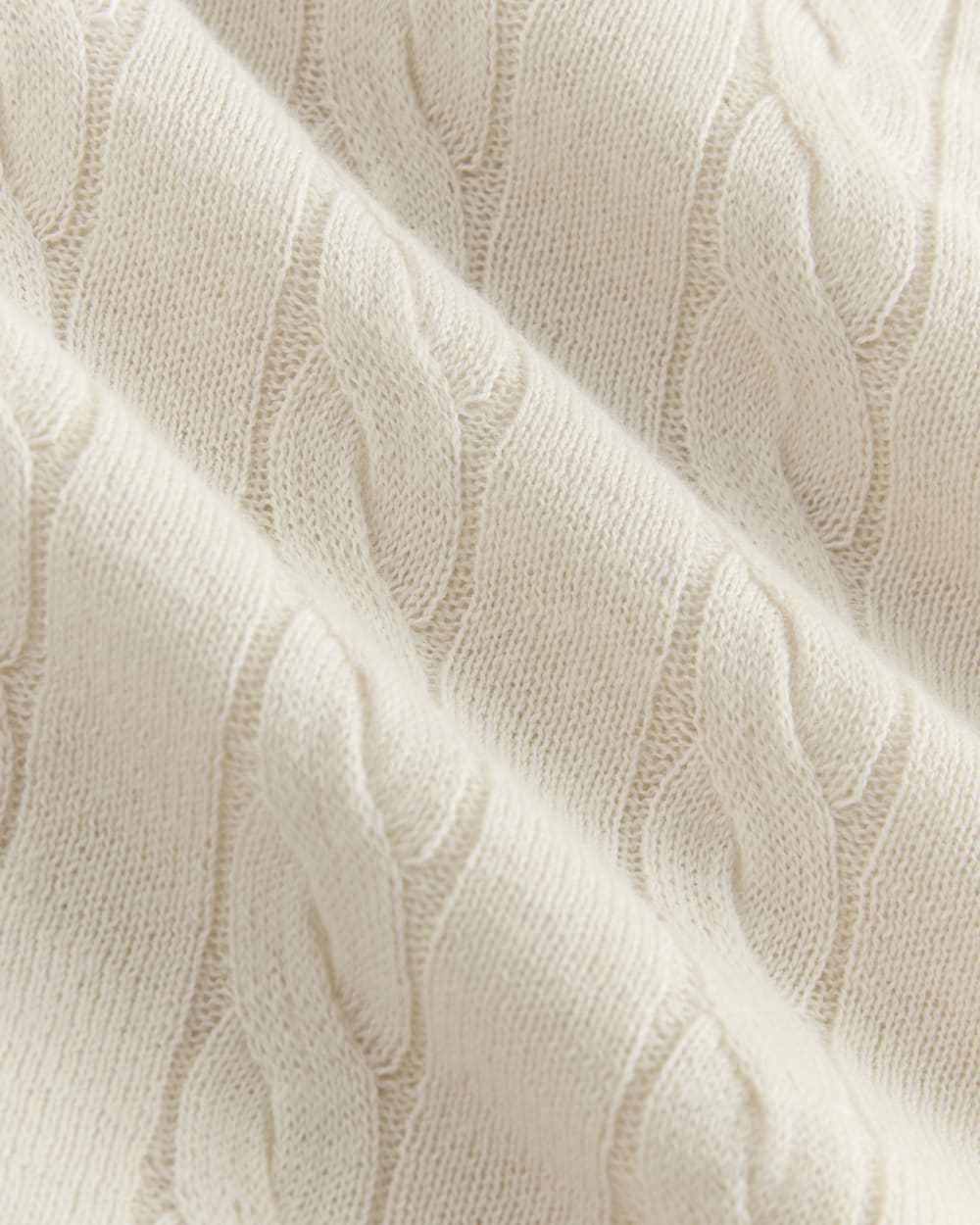 The Cable Halter in Cotton Cashmere | Birch