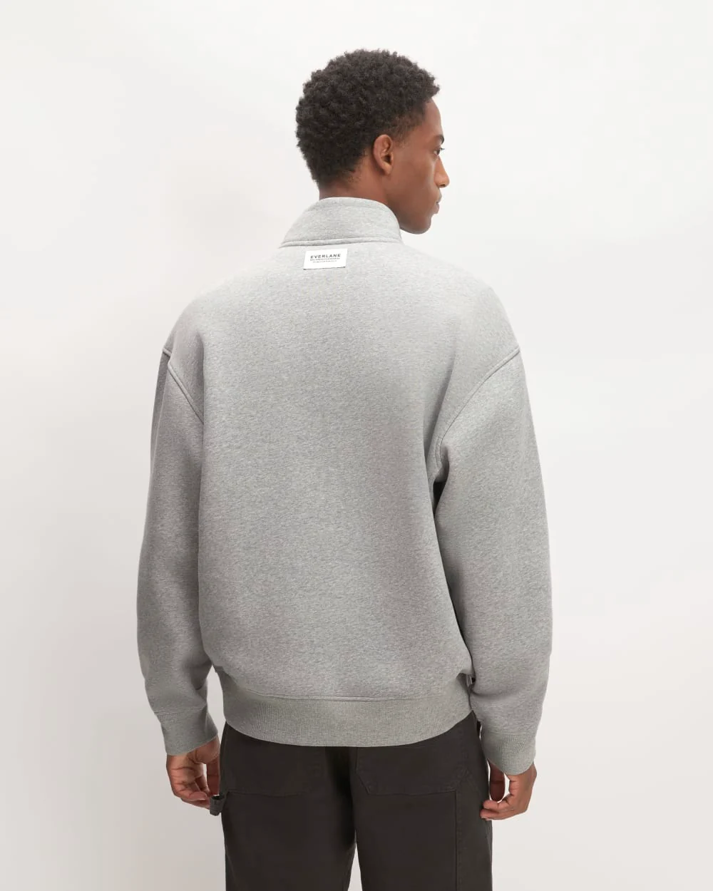 The ReTrack Fleece Half-Zip |  Heathered Grey