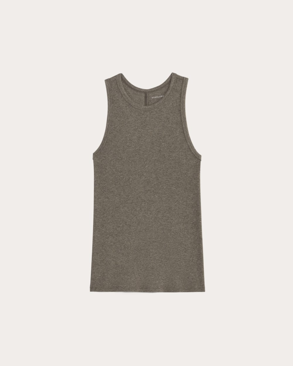 The Luxe Rib Racerback Tank | Heathered Fatigue