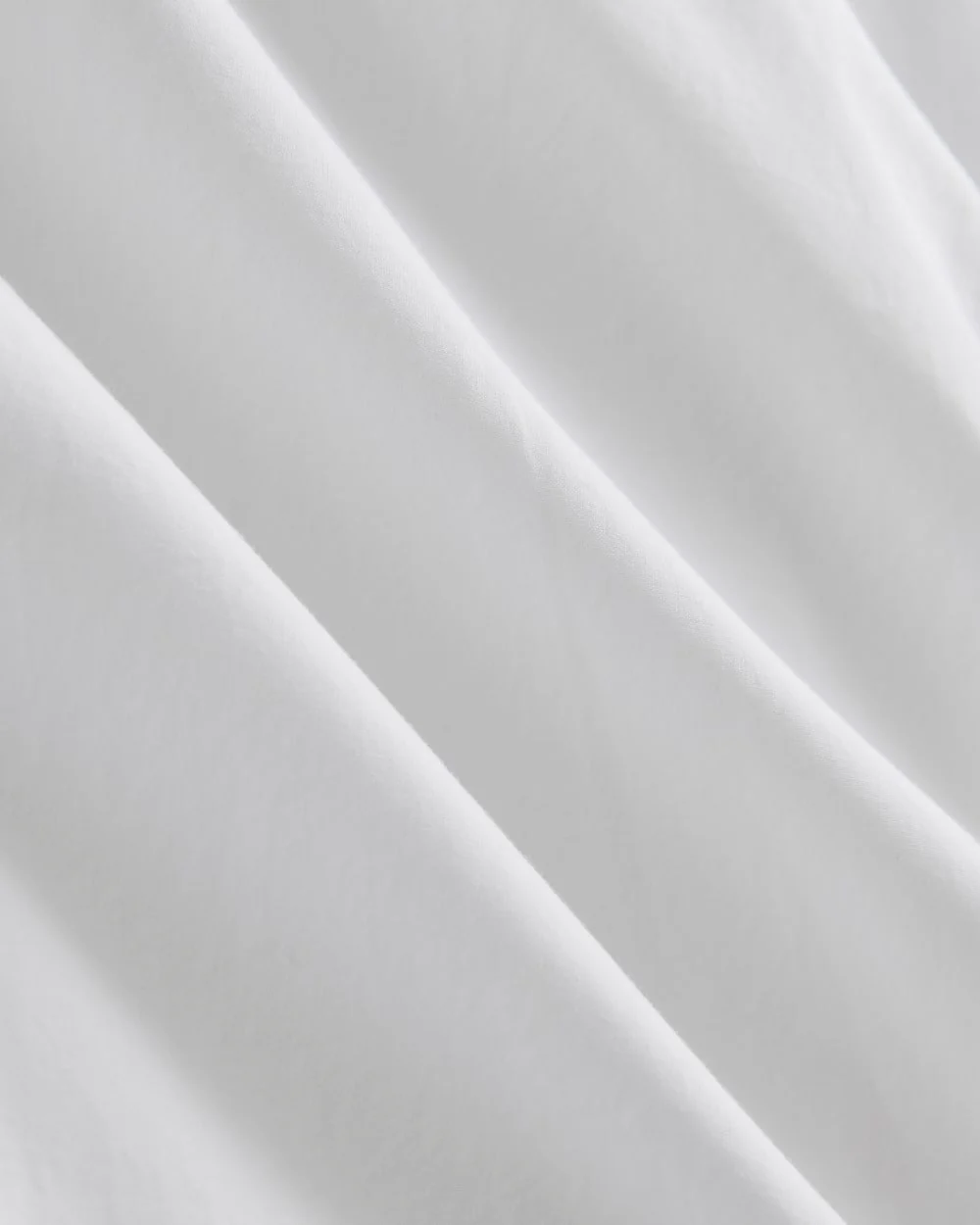 The Drawcord Shirtdress in Ultrasoft Cotton | White