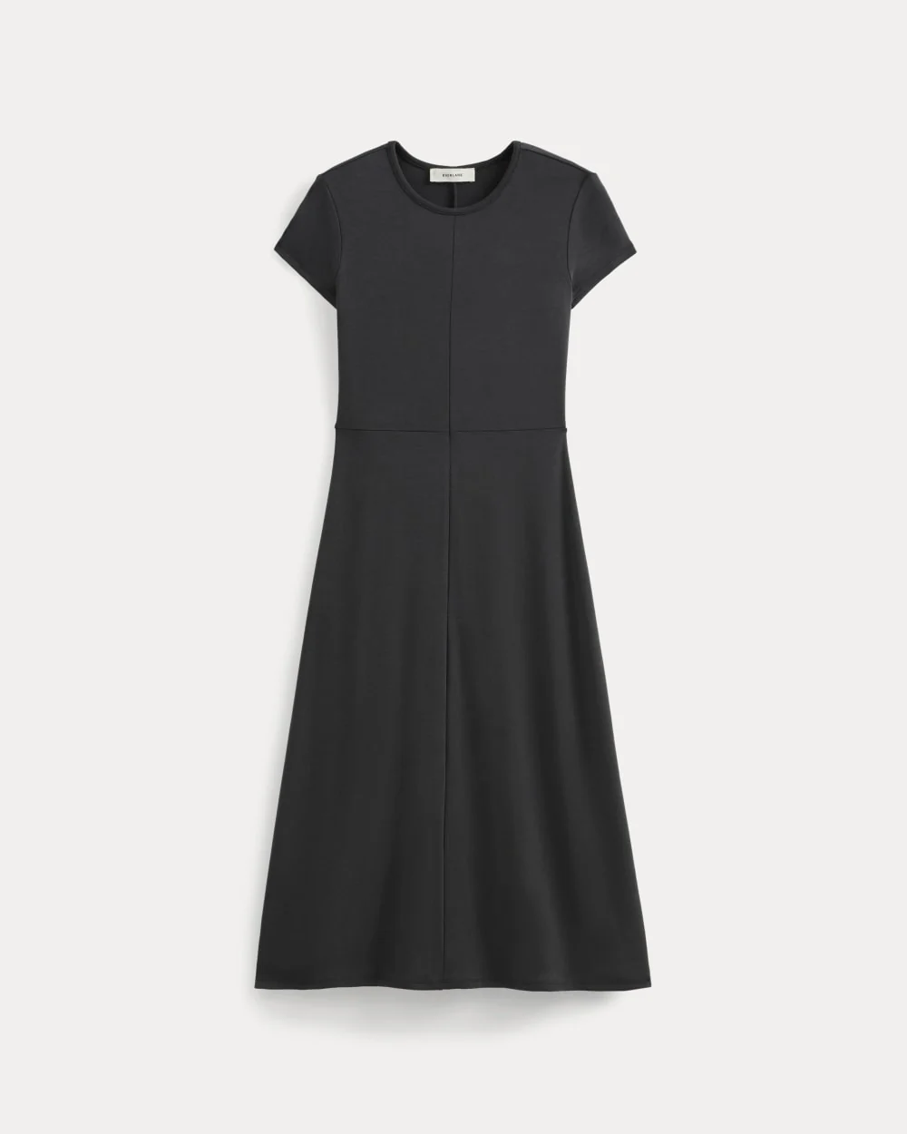 Midi Tee Dress in Butterknit | Black