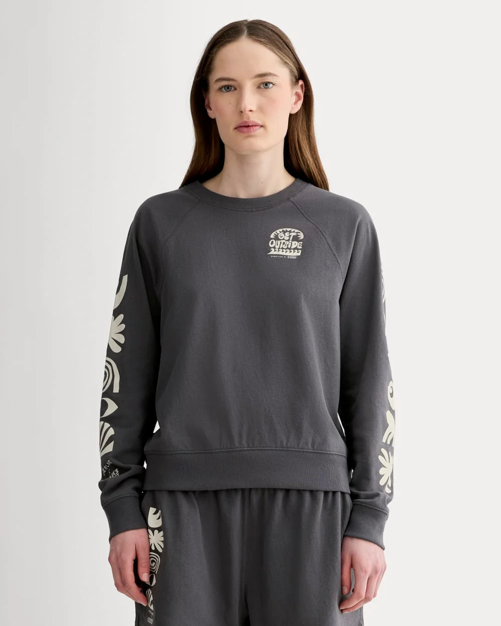 The Everlane x Parks Project Off-Duty Long-Sleeve Tee | Forged Iron / Natural