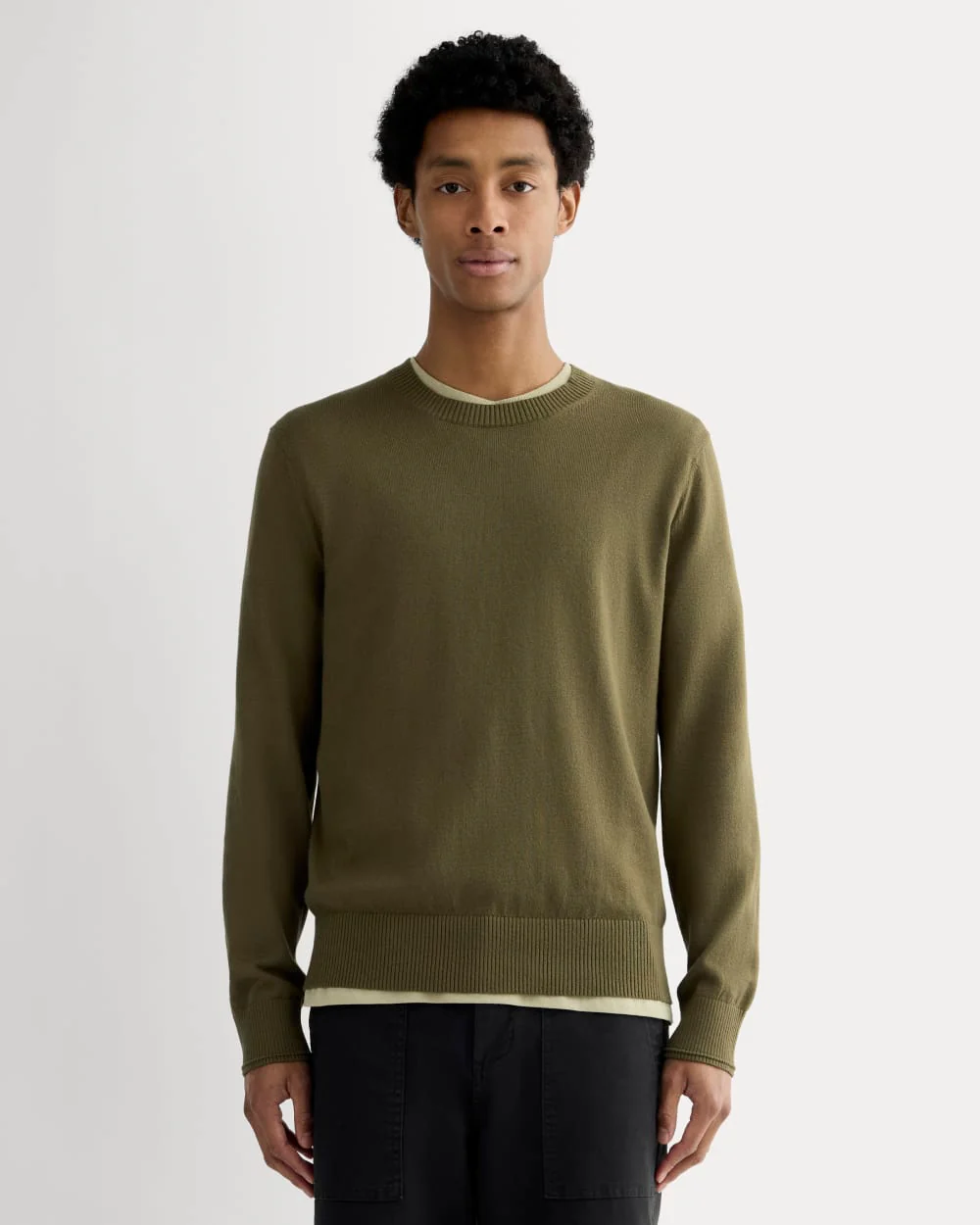 The No-Sweat Sweater | Uniform | Olive