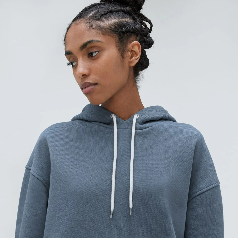 The Track Organic Cotton Popover | Faded Blue