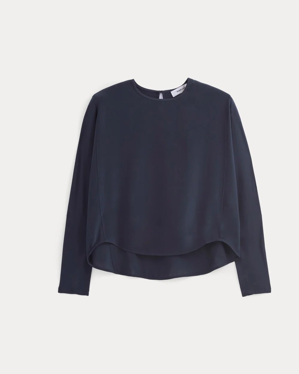 Dolman Top in Washable Silk | Navy