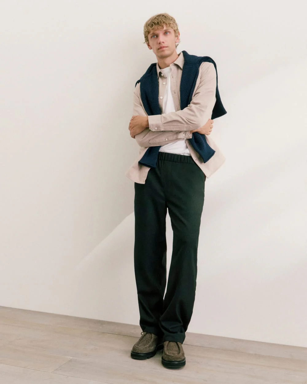 Pleated Trouser in Tailor Twill |  Black