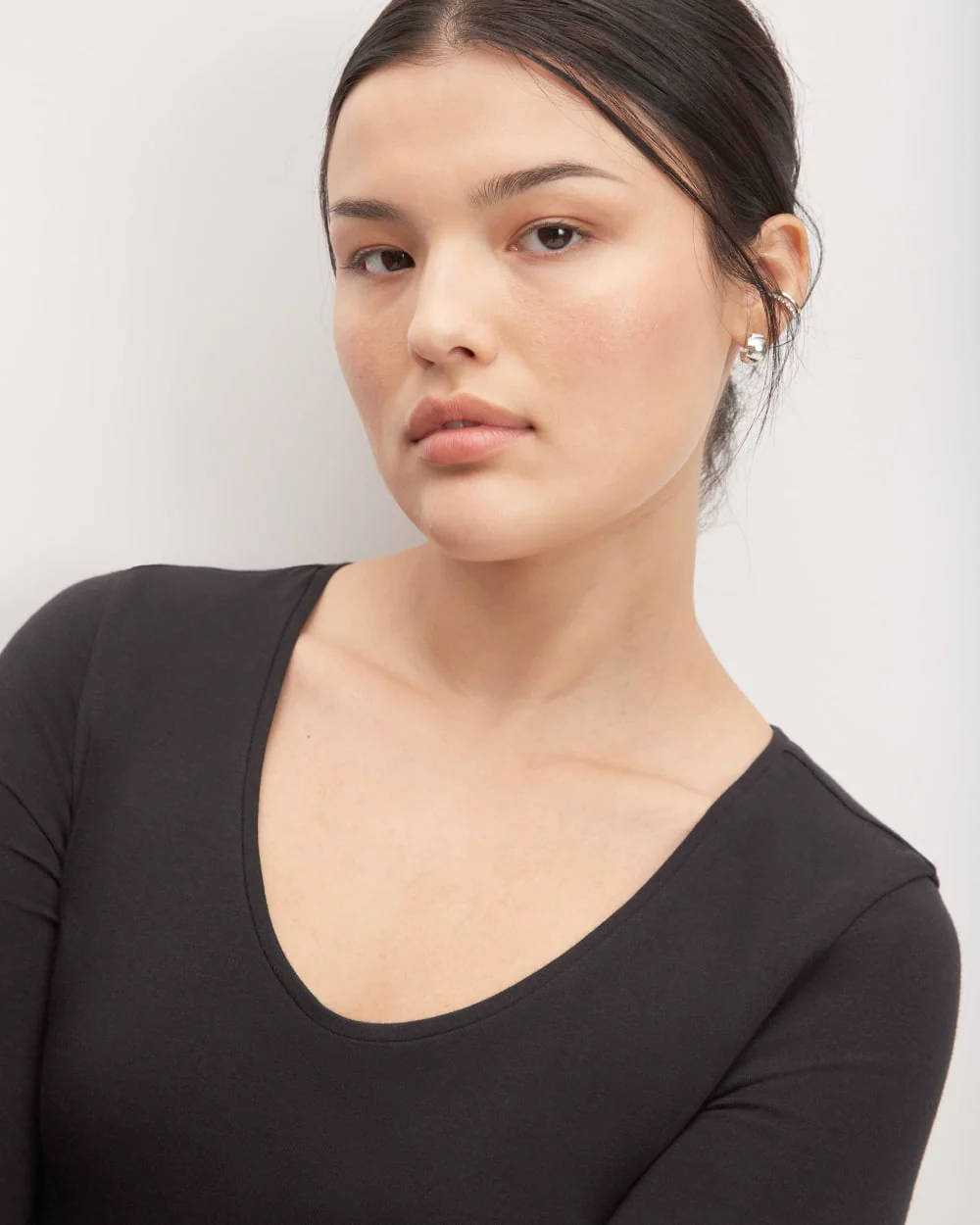 The Long-Sleeve Riviera Dress | Black