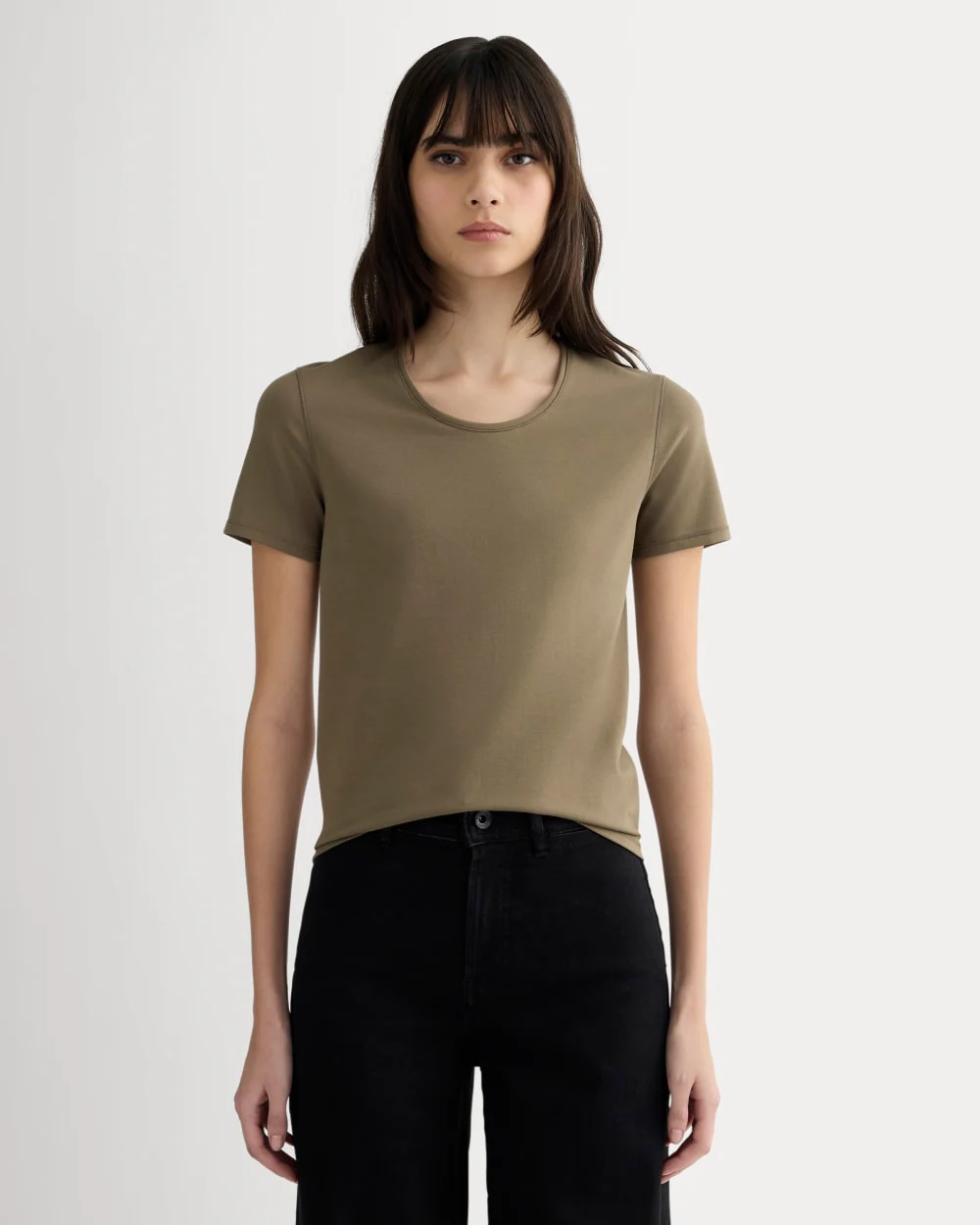 The Form Tee | Deep Taupe