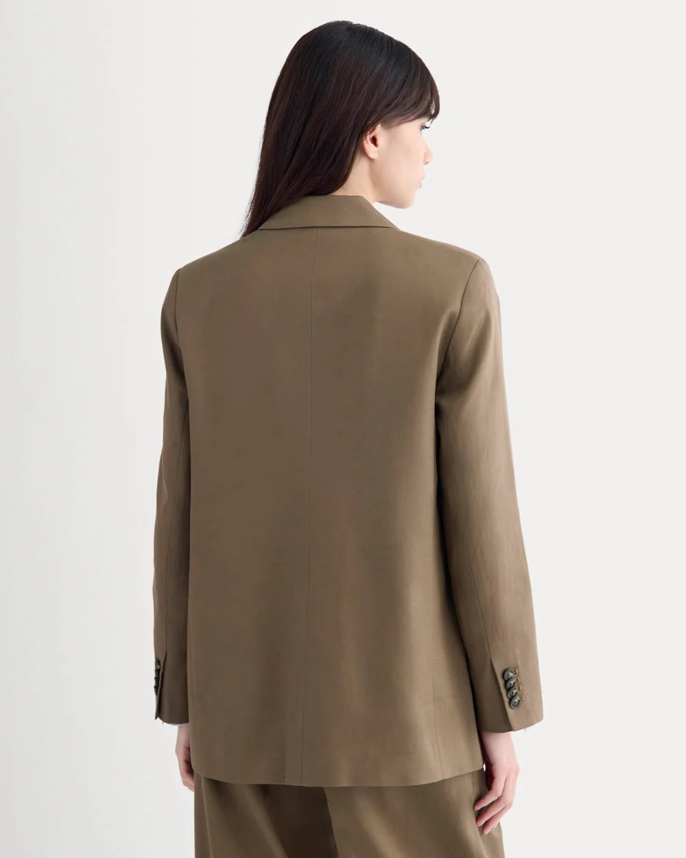 The Oversized Blazer in Buttersmooth | Deep Taupe