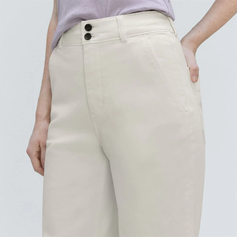 The Organic Wide-Leg Pant | Bone