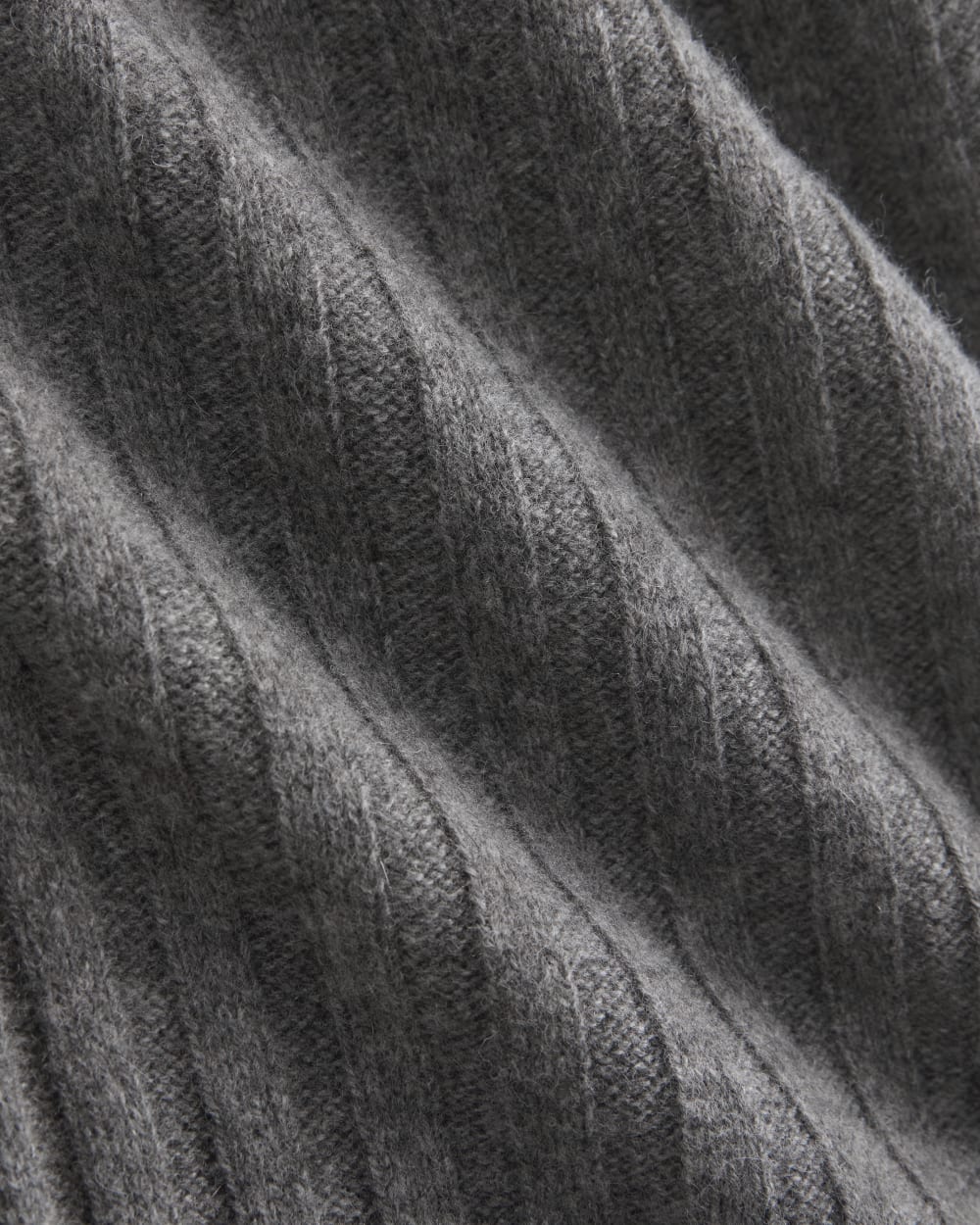 Straight-Leg Pant in Wool Cashmere | Heather Charcoal