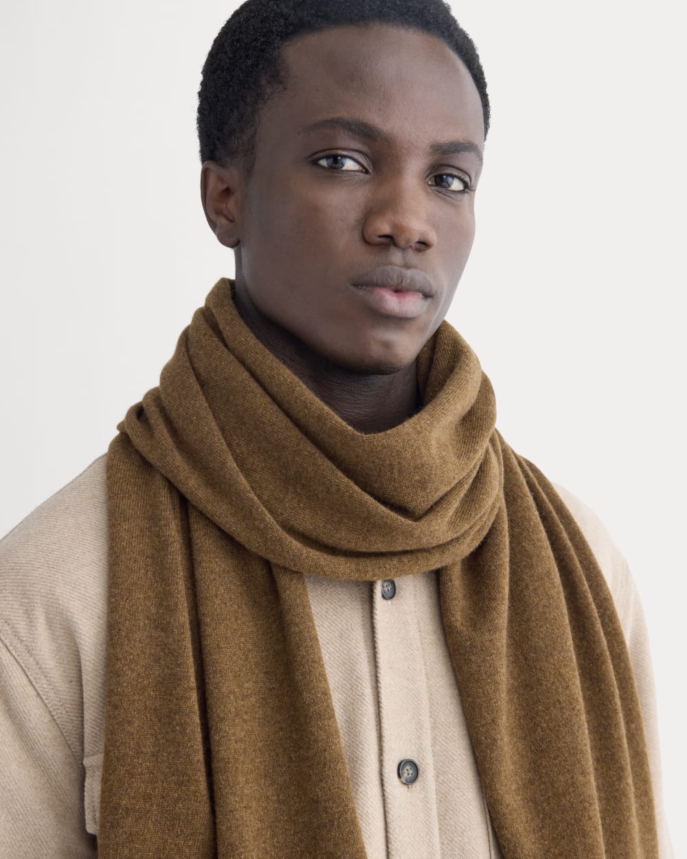 The Cashmere Scarf | Heathered Toffee