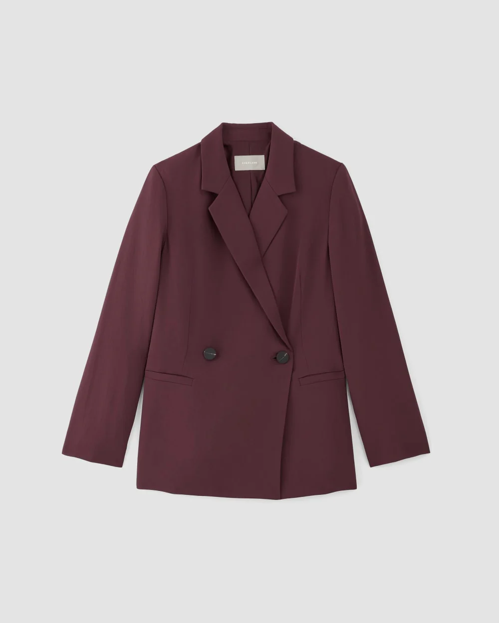 The Drapey Blazer | Burgundy