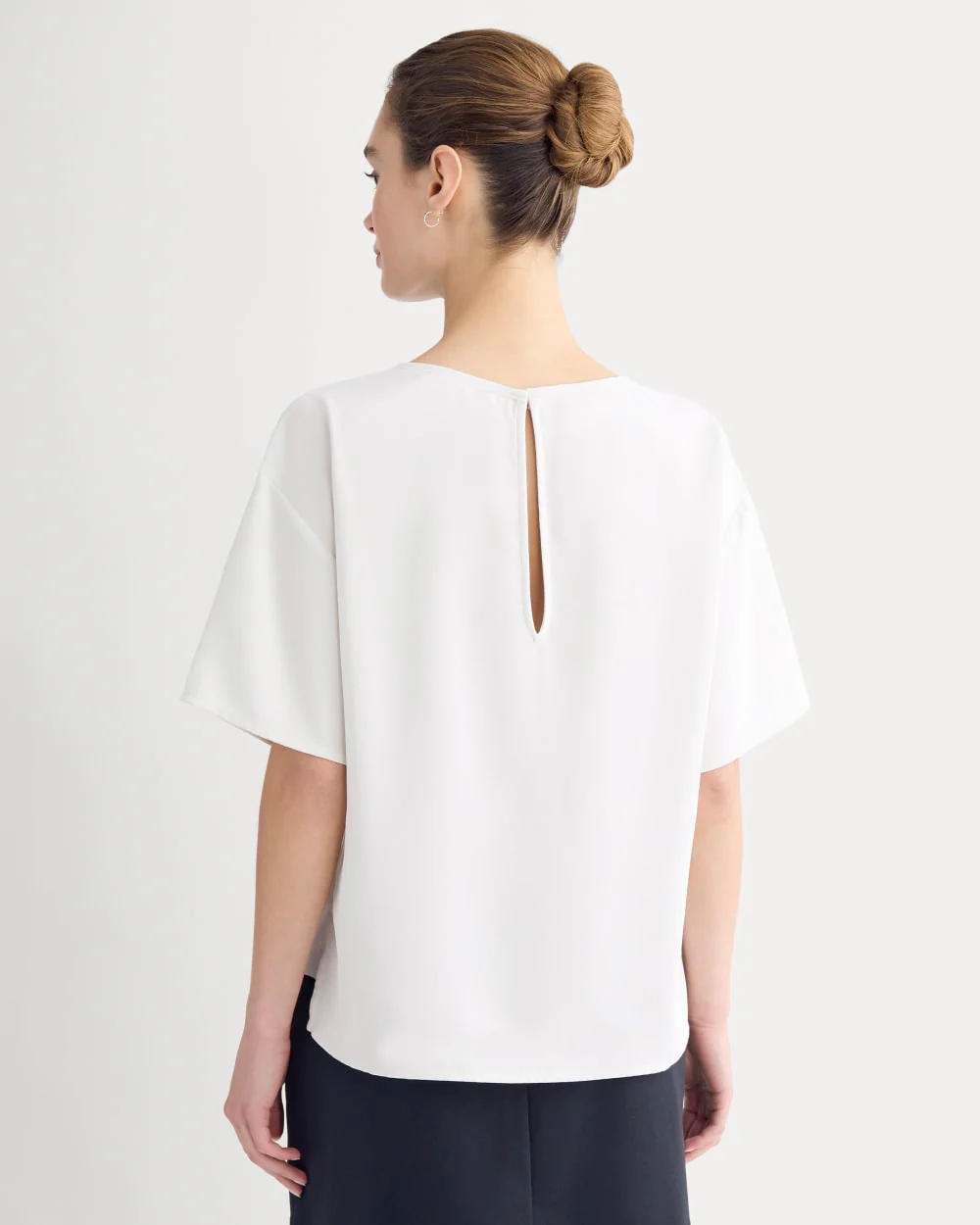 Drapey Crepe Top | Birch