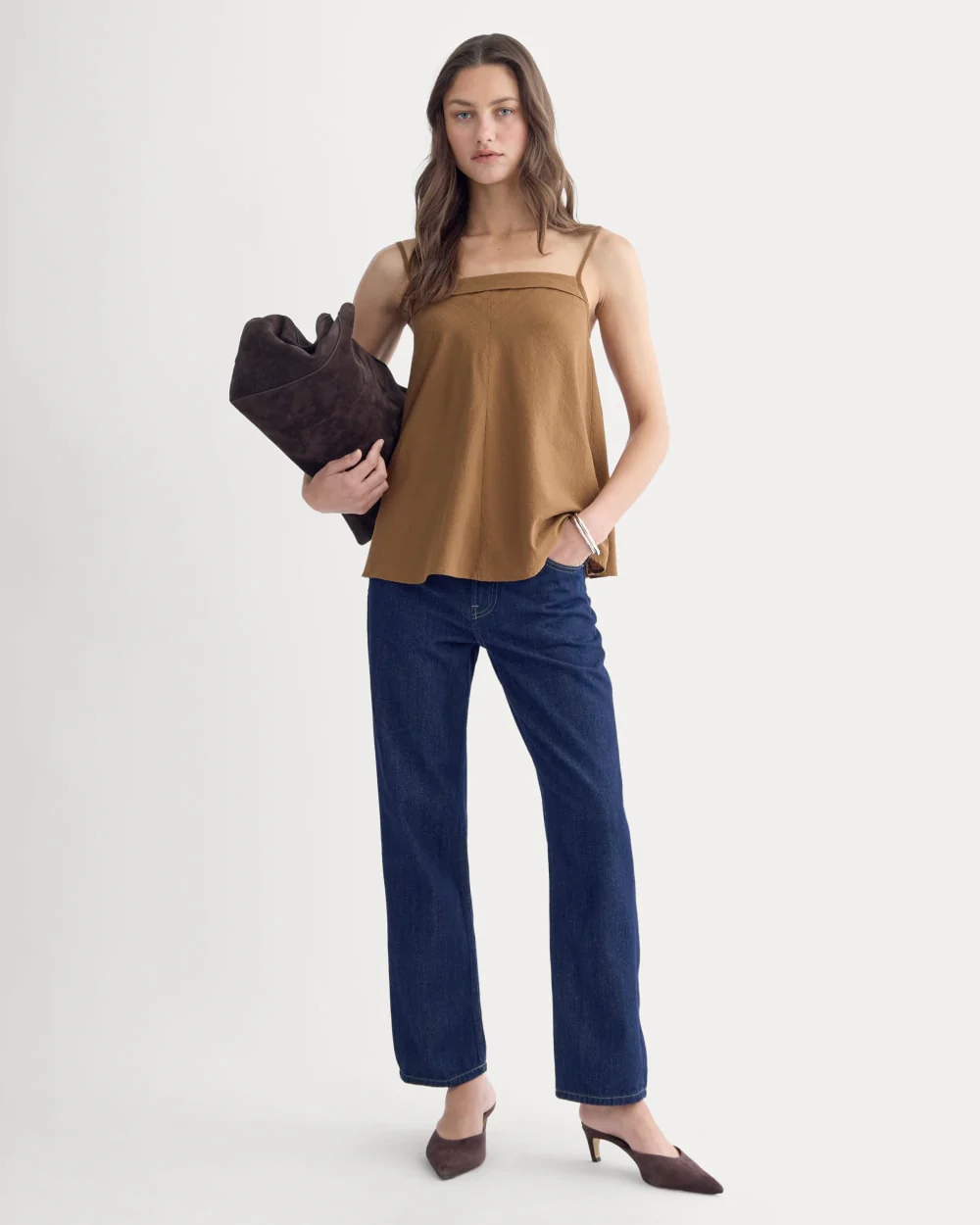 The Flowy Gauze Cami | Toffee