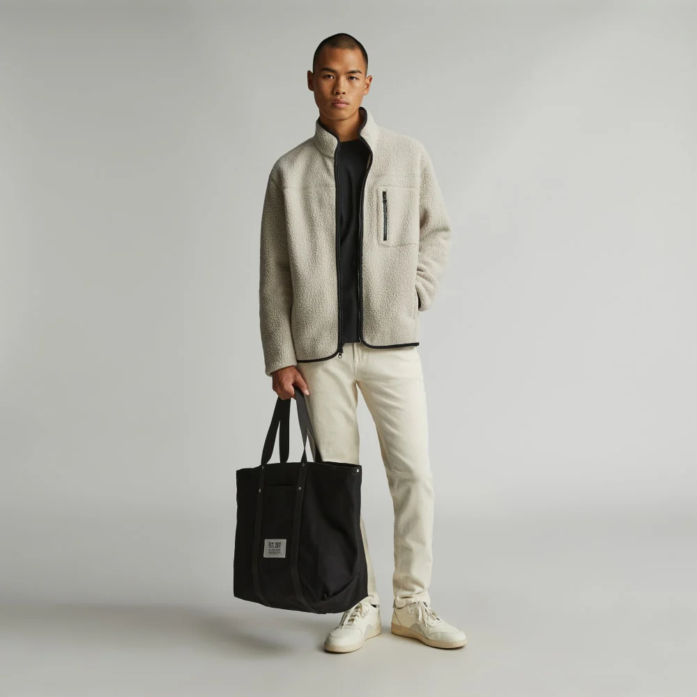 The Organic Canvas Weekender | Black