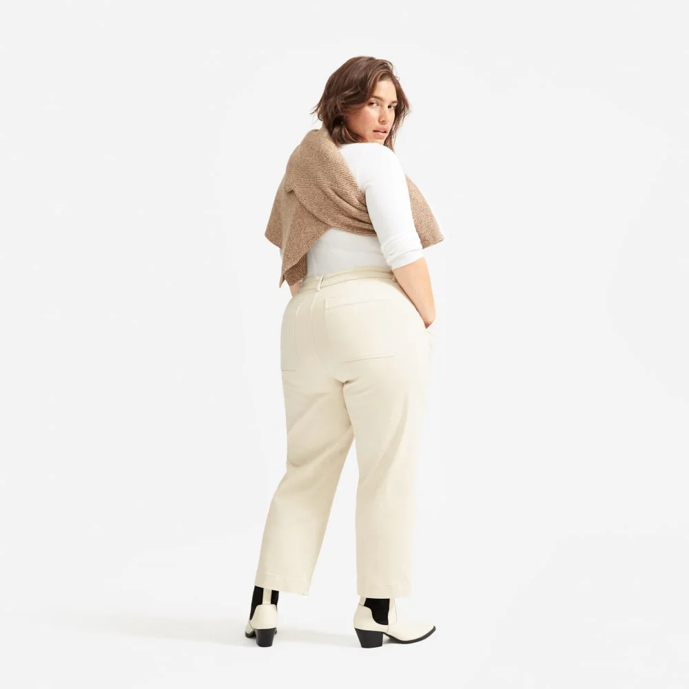 The Straight-Leg Crop | Sandstone | Regular
