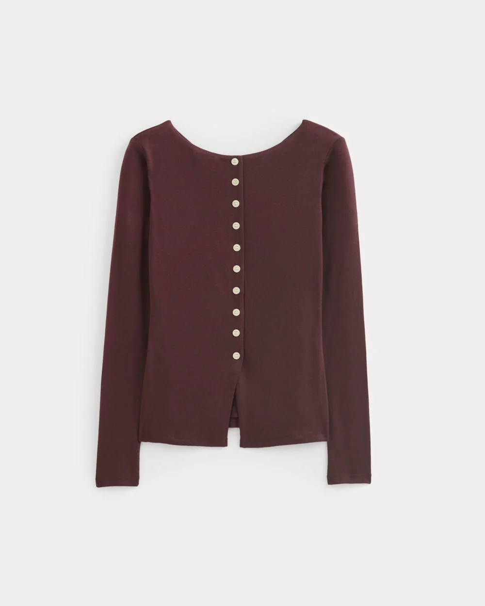Button-Up Top in Butterluxe | Deep Plum