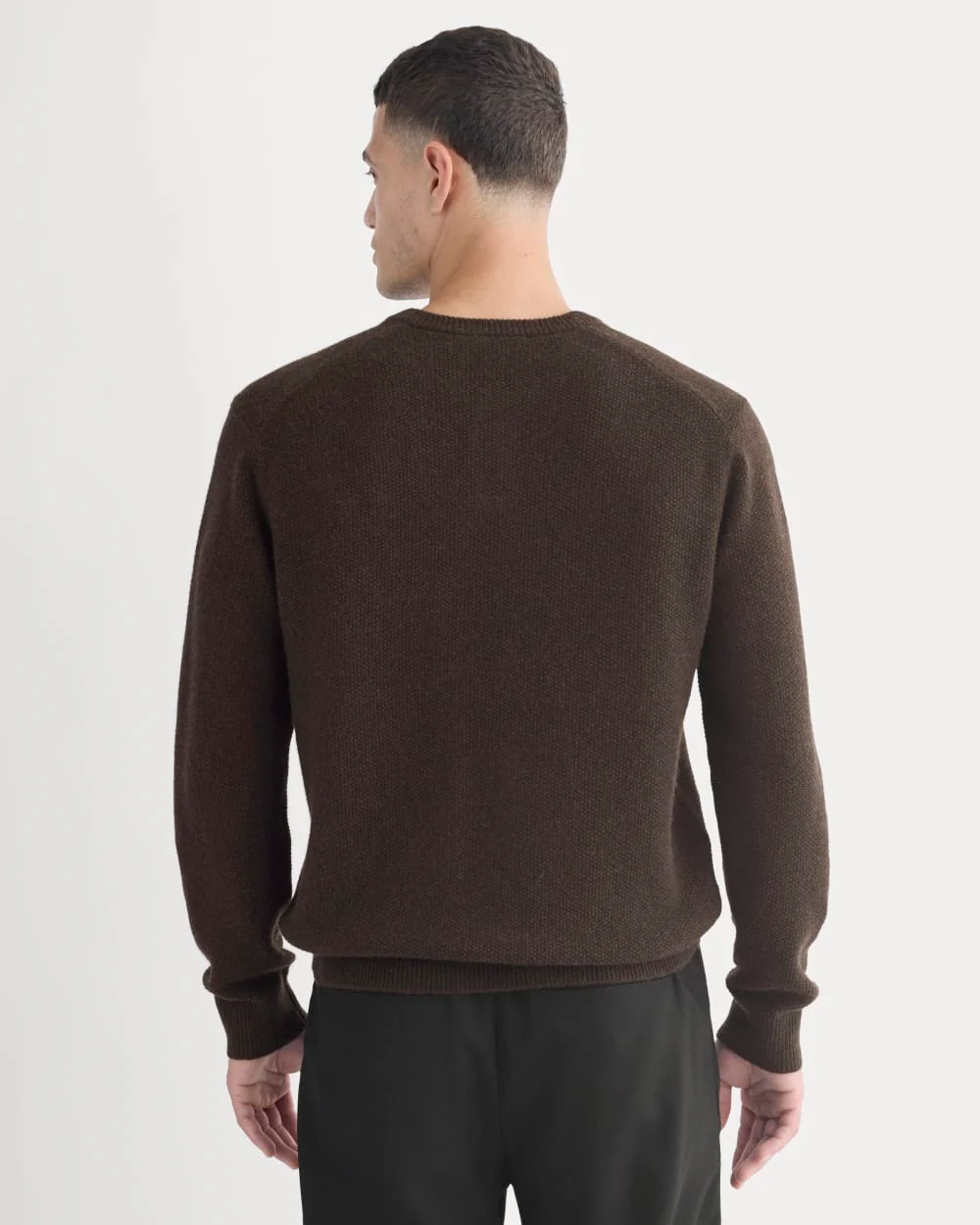 Henley in Wool Cashmere | Americano
