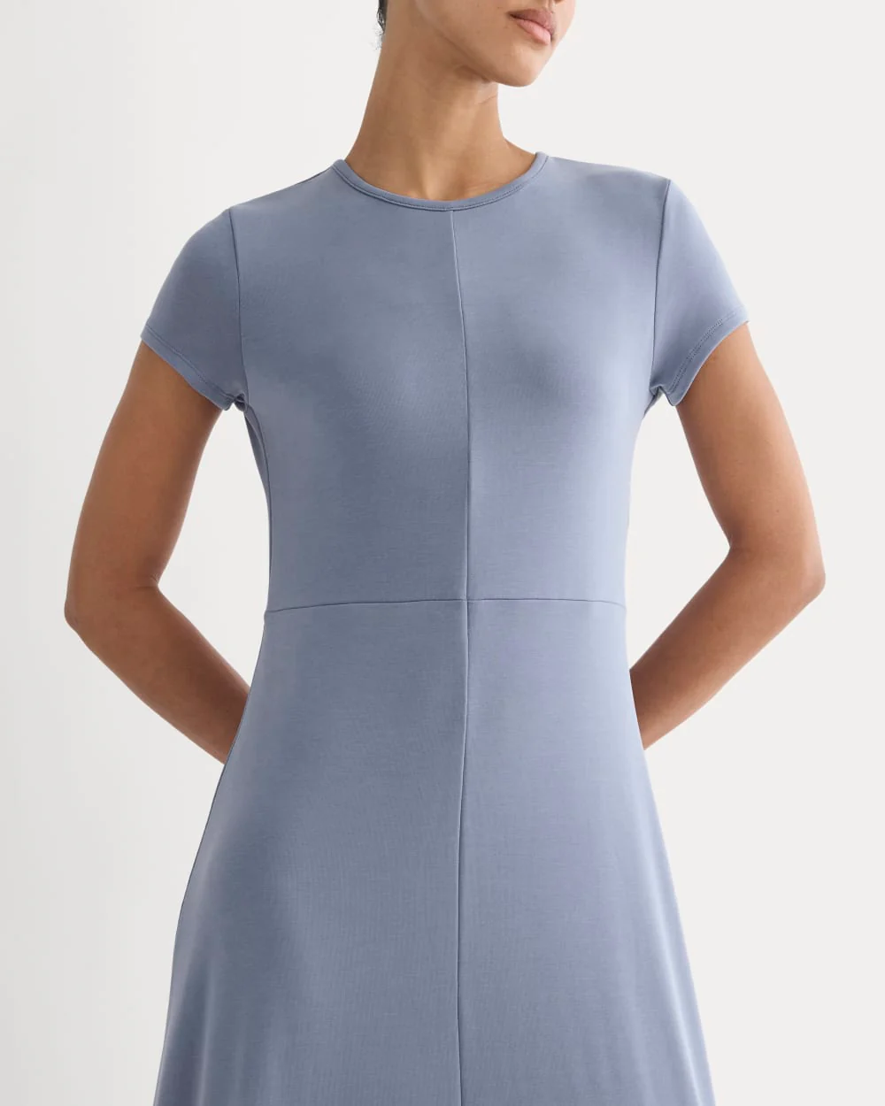 Midi Tee Dress in Butterknit | Blue Dusk