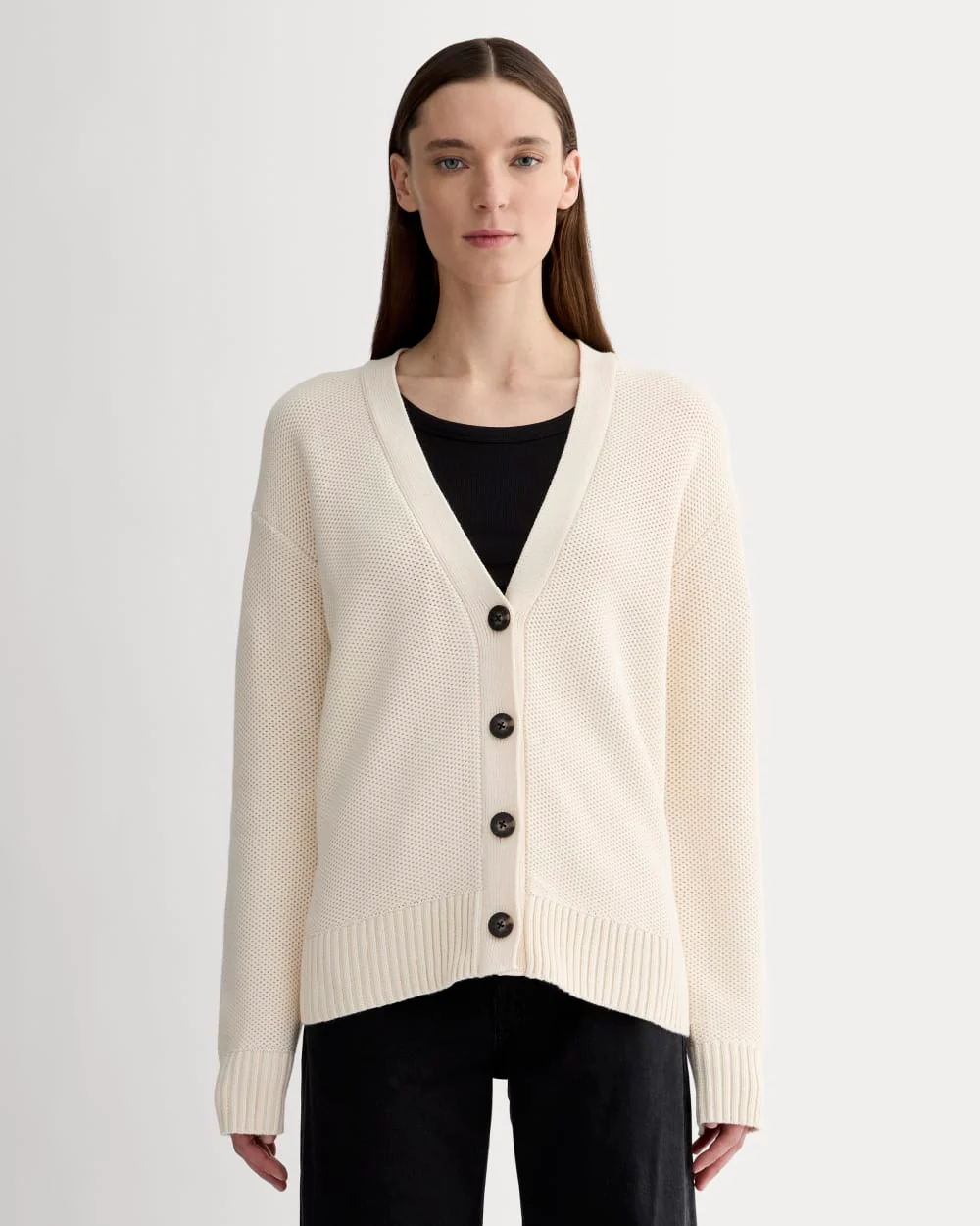 The Cotton Honeycomb Cardigan | Canvas
