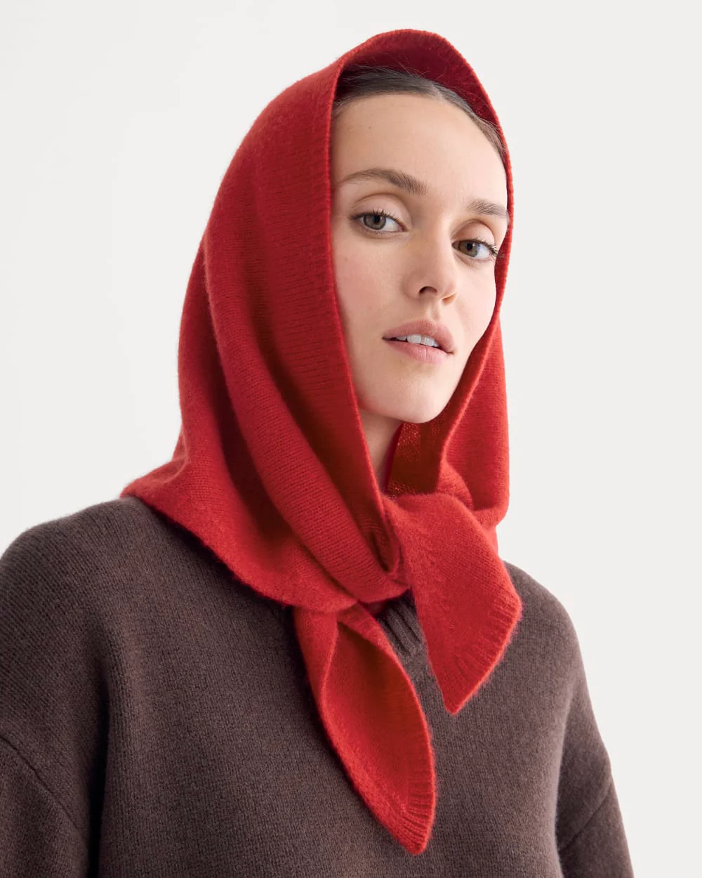 Cashmere Lovergirl Large Kerchief | Classic Red