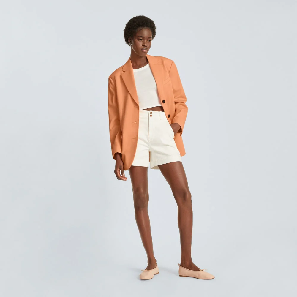 The ’80s Blazer | Orange Chiffon