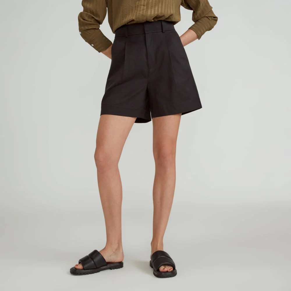 The Draper Short in Buttersmooth | Black