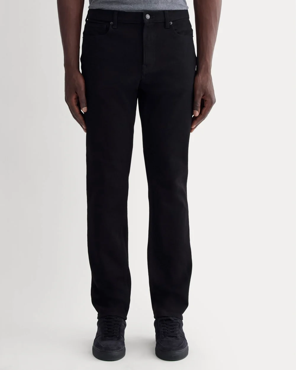 The Relaxed 4-Way Stretch Organic Jean | Uniform | Black