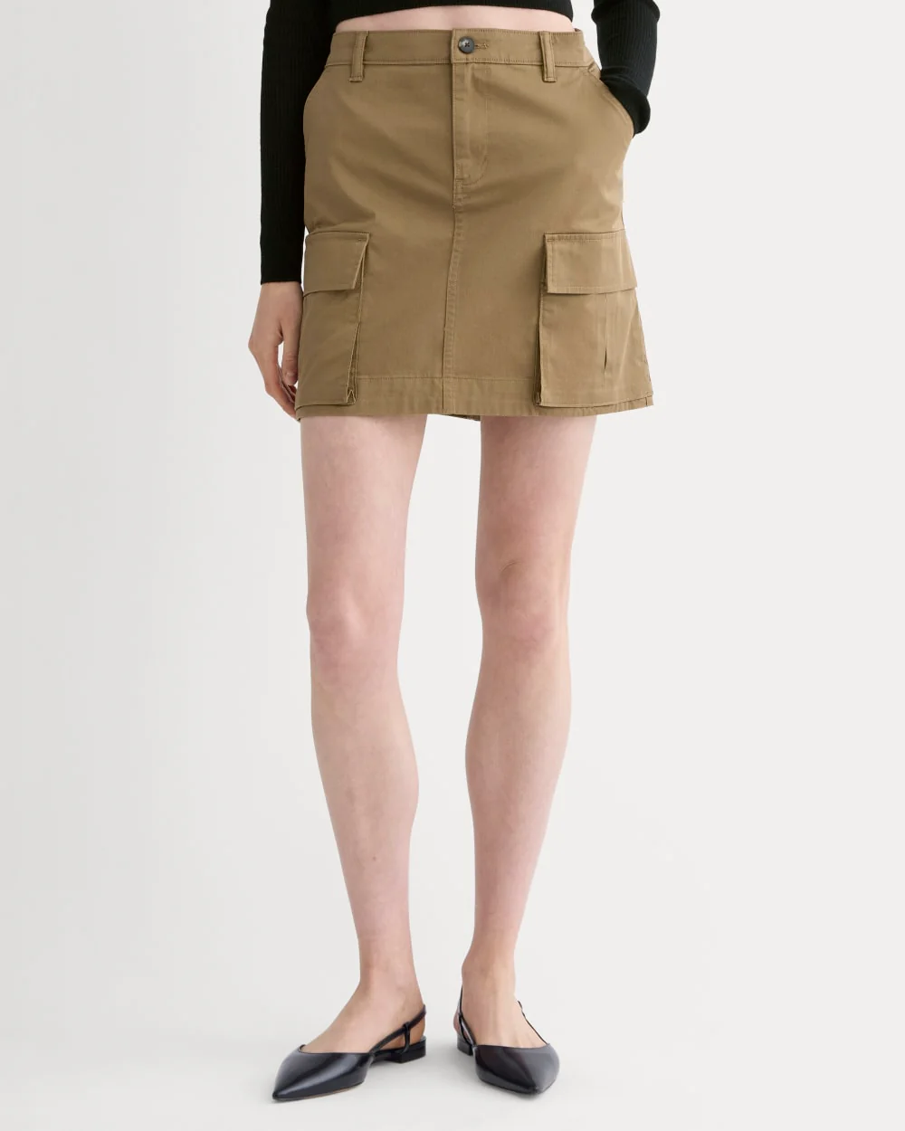 The Cargo Mini Skirt | Soft Brown