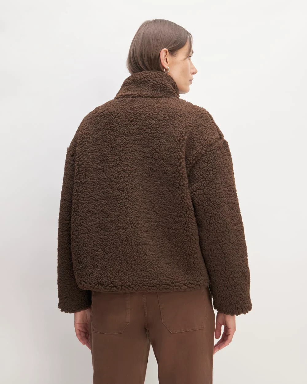 The ReNew Fleece Full Zip | Earth Brown