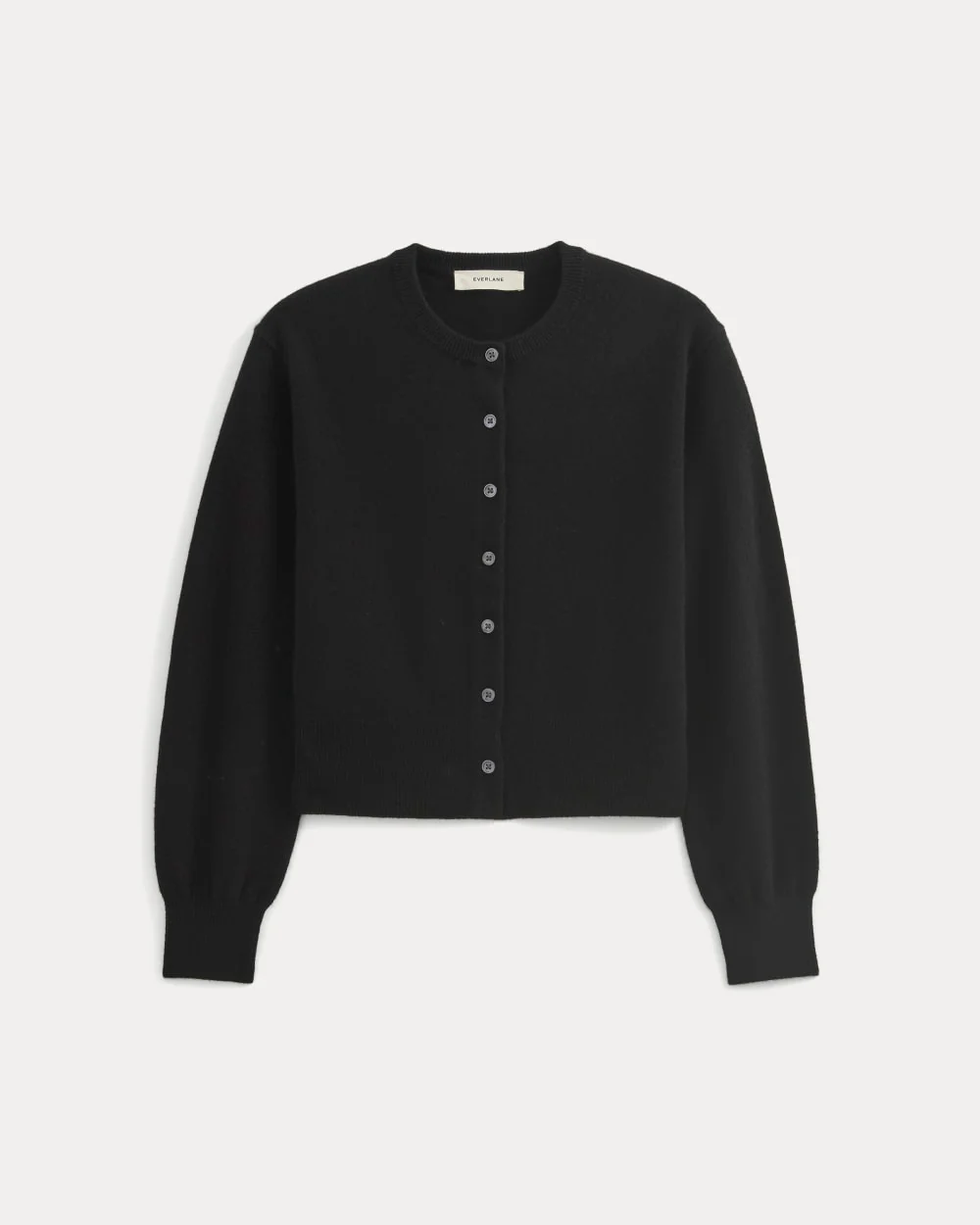 Cashmere Cropped Cardigan | Black
