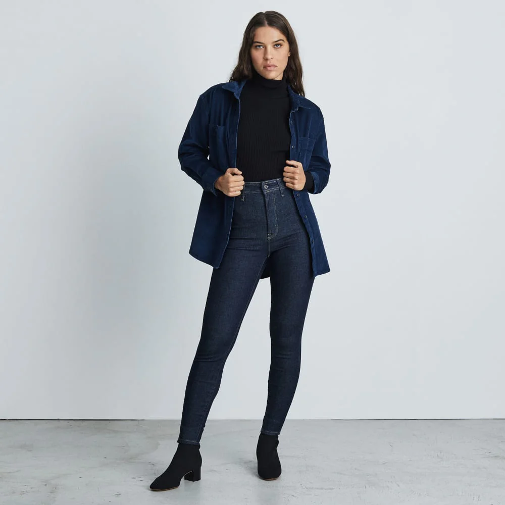 The Way-High® Clean Front Skinny Jean  | Dark Indigo | 26.5 Inseam