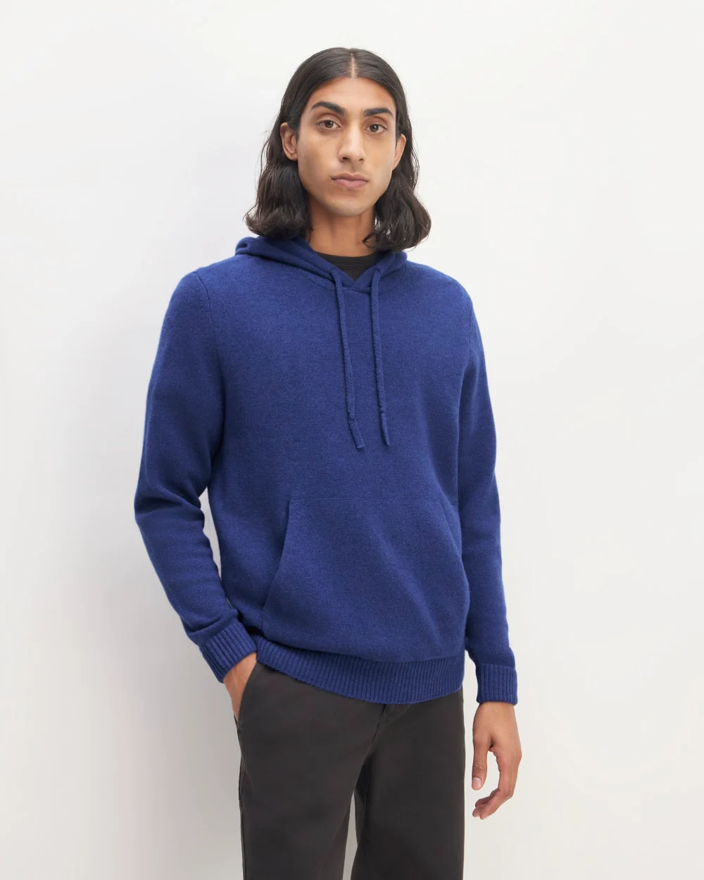 The Felted Merino Hoodie | Bellwether Blue Heather